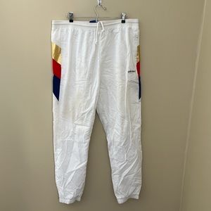 Adidas White Trackpants